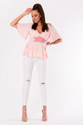 Valloria Rosé Bloom Blouse